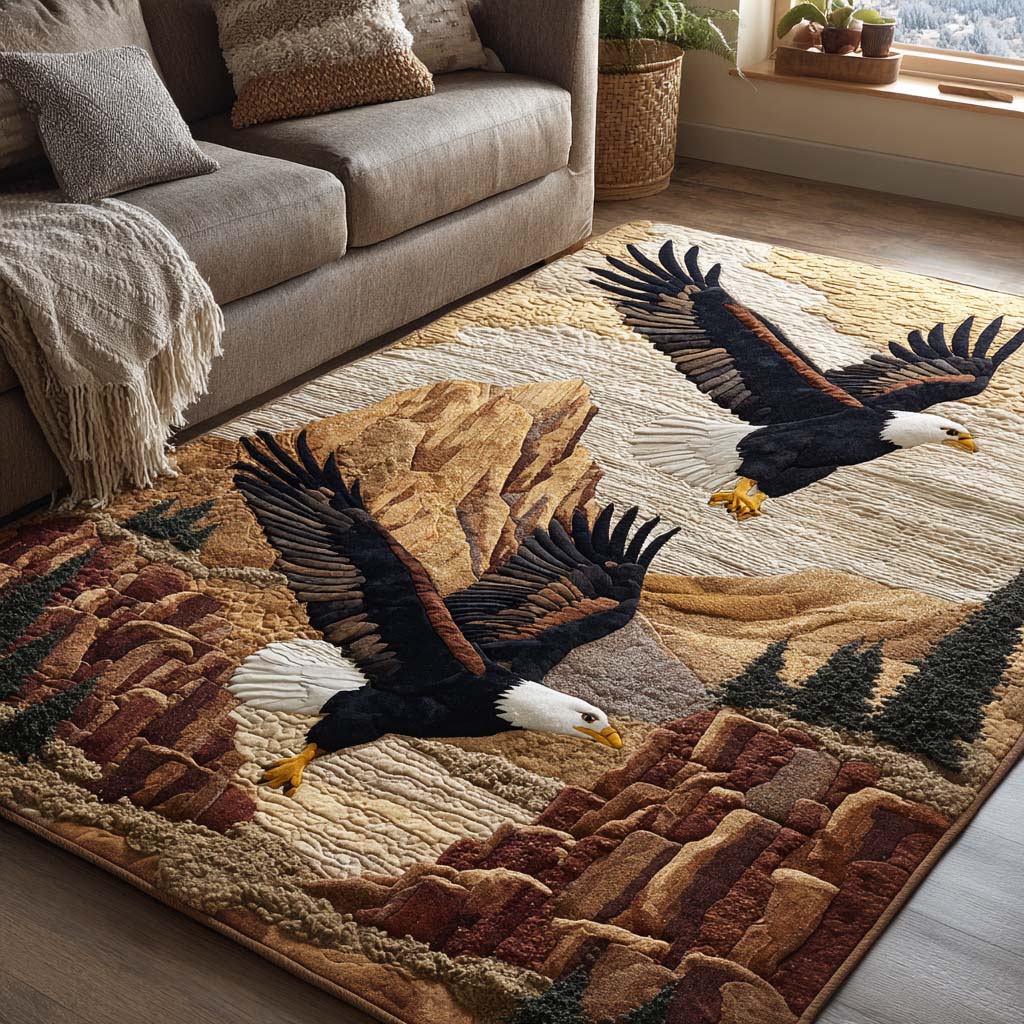 Majestic Vision Area Rug Christmas Decor For Entryway Beagle Dad Gifts