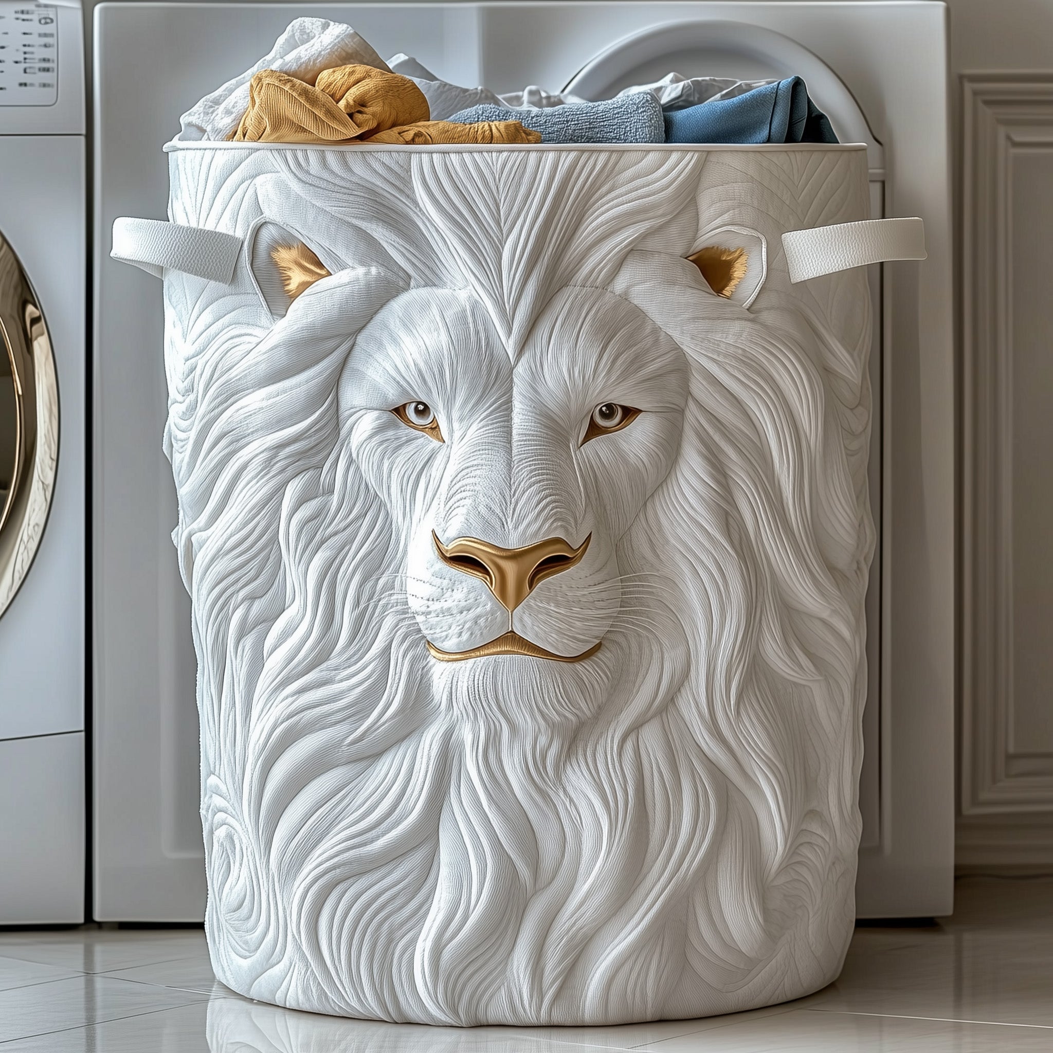 Majesty Lion Quilted Laundry Basket Gftonl6313 Great Stocking Stuffer