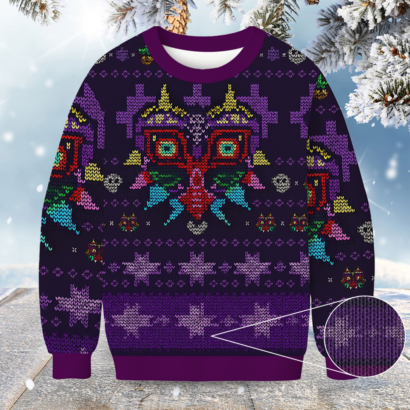 Majora's Mask Christmas Ugly Sweater Xmas Clothing Christmas Gifts For Gamers