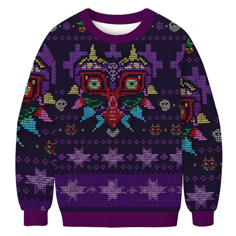 Majora's Mask Christmas Ugly Sweatshirt Holiday Season Gag Gift Top