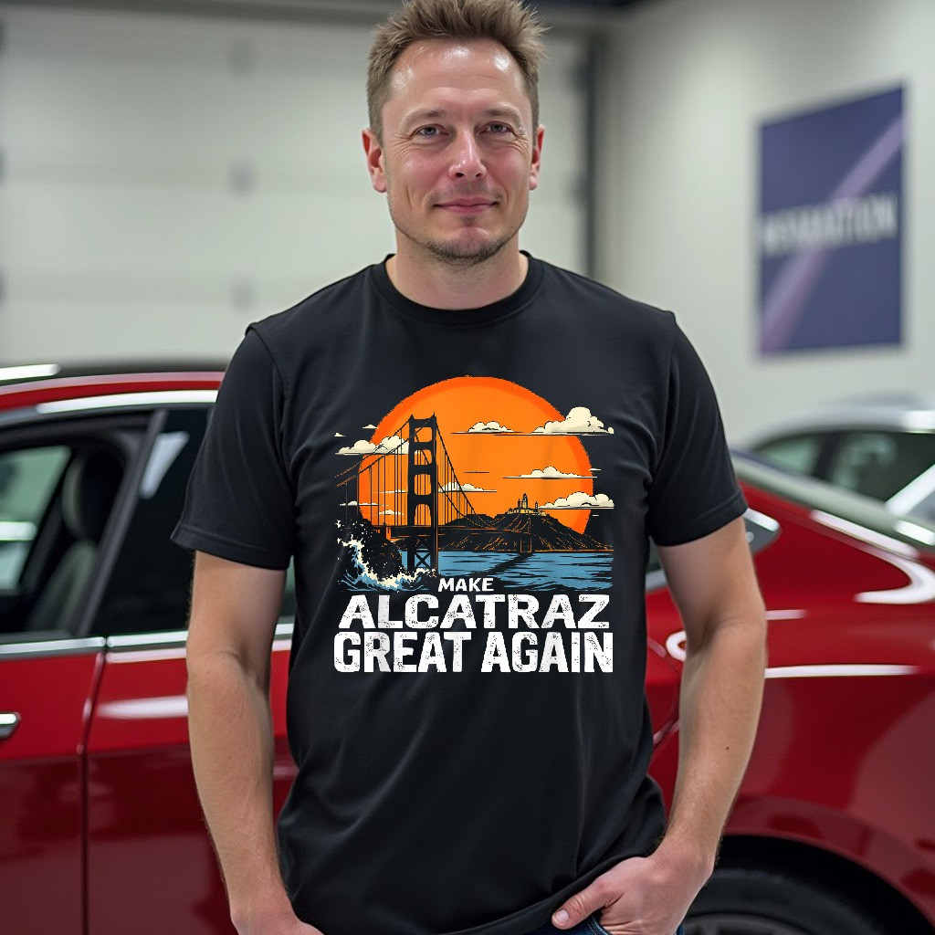 Make Alcatraz Great Again T-Shirt Vintage Tee Best Gifts For Men Women