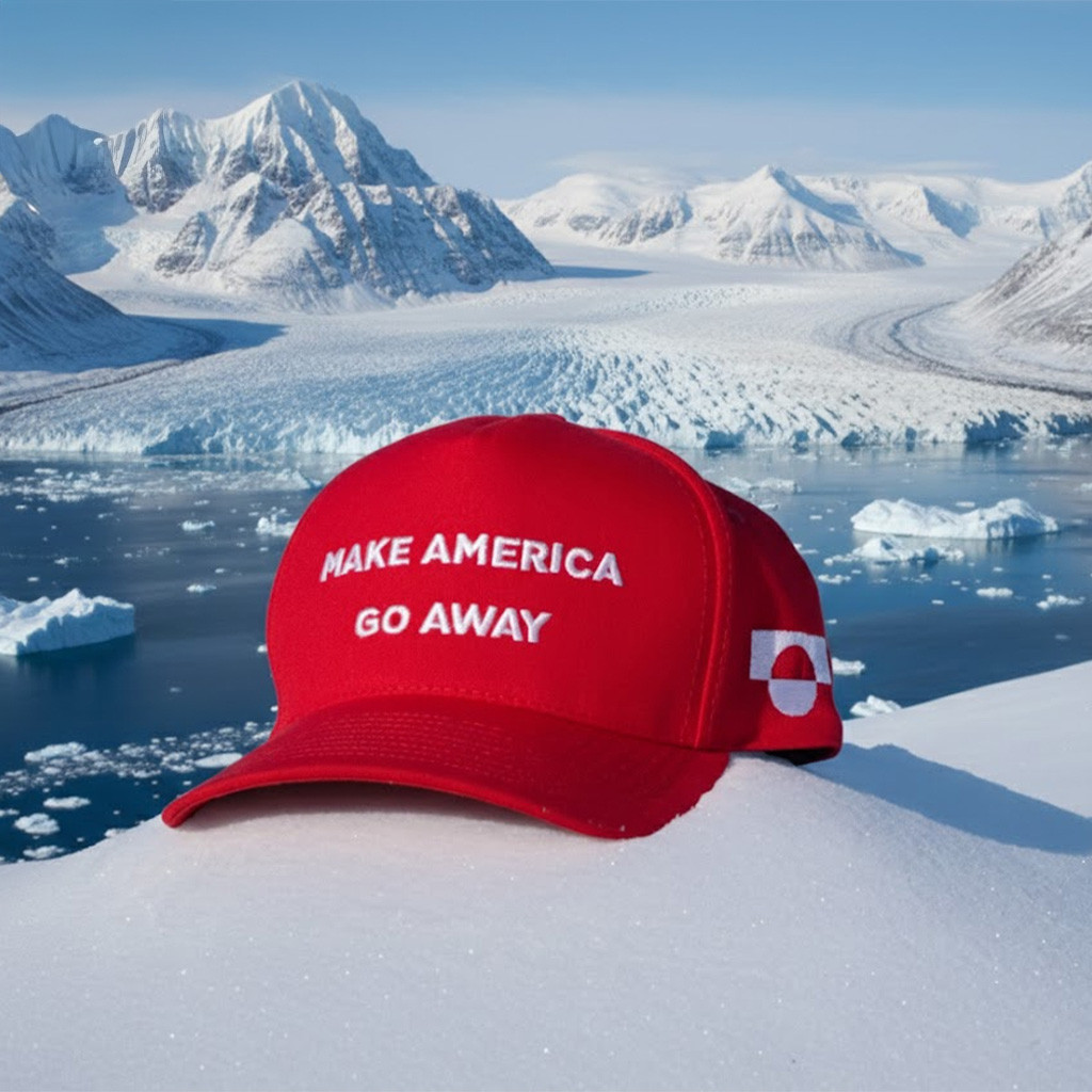 Make America Go Away Greenland Hat Embroidered Good Gift For Husband