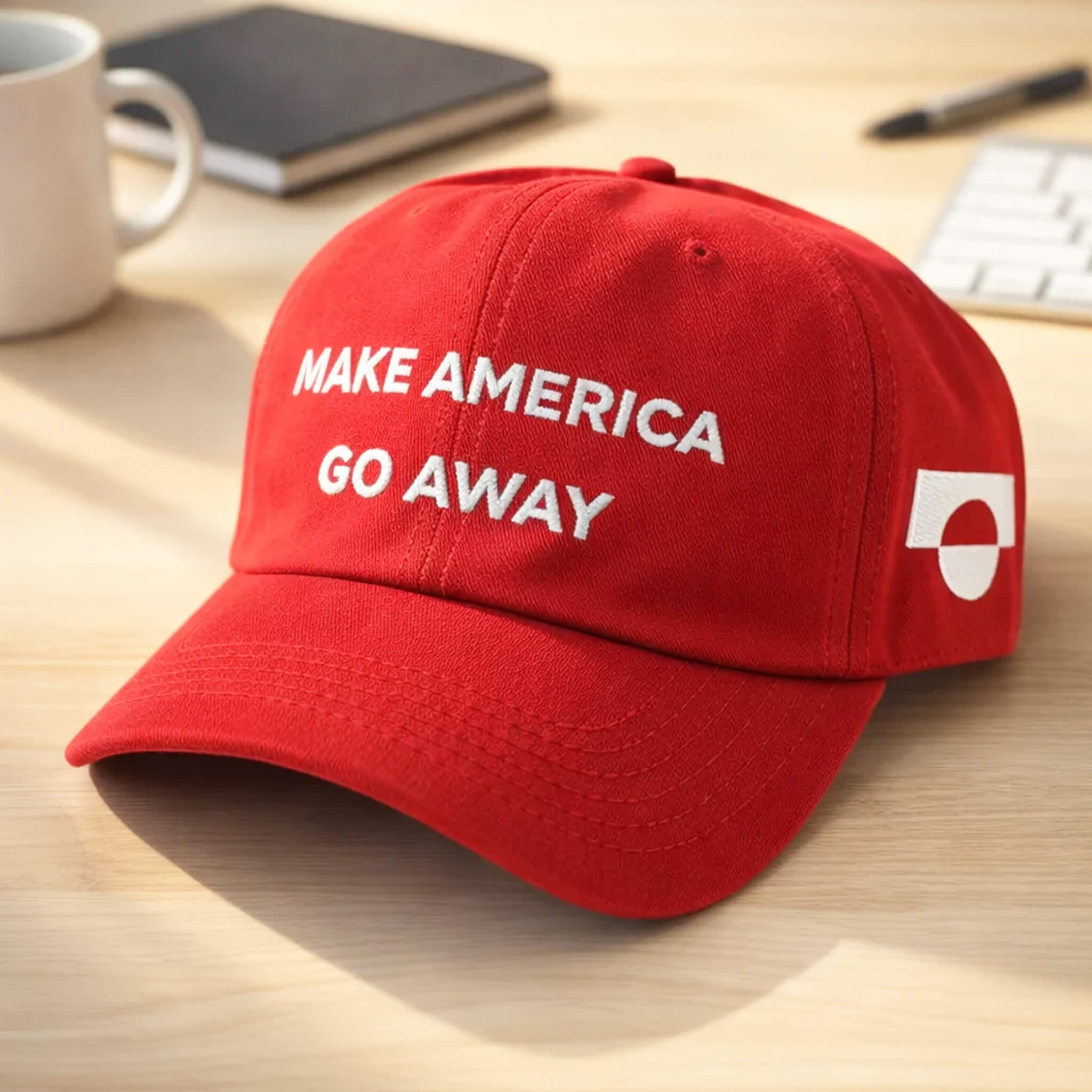 Make America Go Away Hat Embroidered Pro Greenland Hat Birthday Gift For Dad