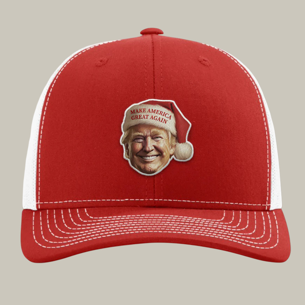 Make America Great Again Christmas Hat MAGA Baseball Cap Christmas Gifts For Father