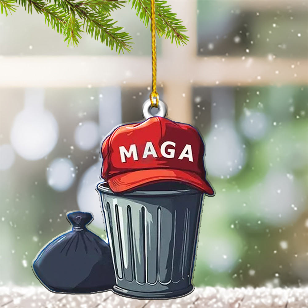 Make America Great Again Garbage Support Trump Ornament