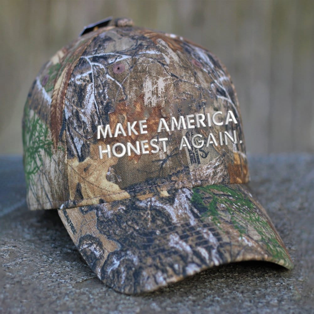 Make America Honest Again Embroidered Camo Hat Funny Political Hat Gifts For Husband