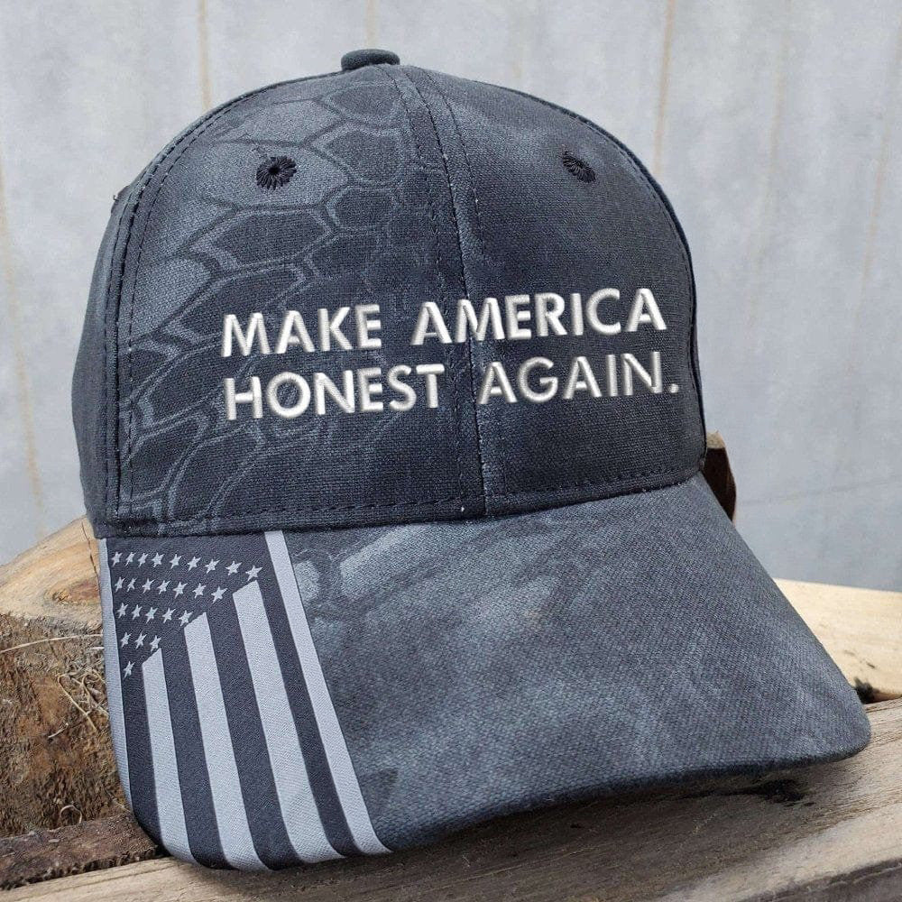 Make America Honest Again Embroidered Camo Hat Funny Political Hat Gifts For Patriots