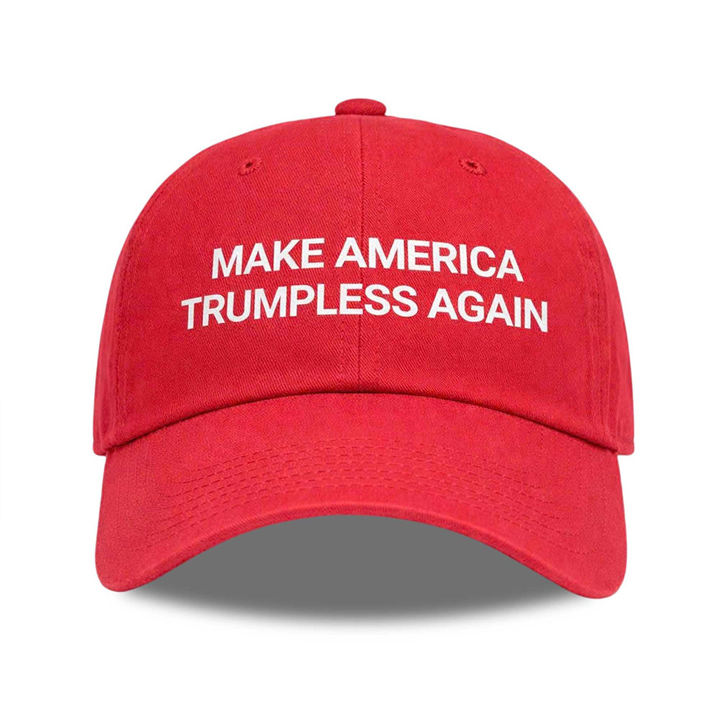 Make America Trumpless Again Hat Embroidered FDT Hat Anti Trump Merch Gifts For Dad