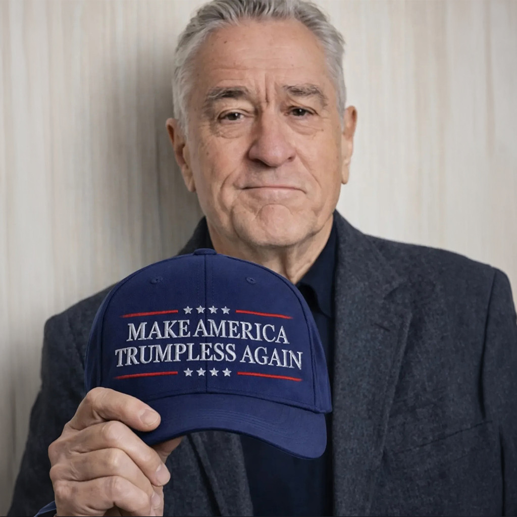 Make America Trumpless Again Hat Embroidered Navy Anti Trump FDT Cap Gifts For Father