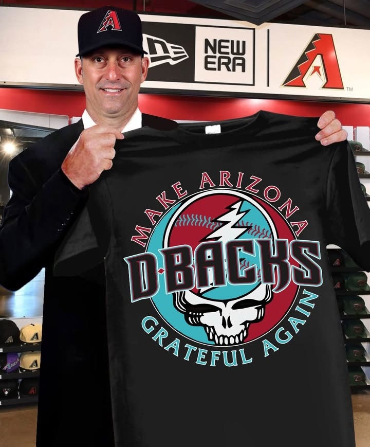 Make Arizona Dbacks Grateful Again T-Shirt Grateful Dead Gifts For Baseball Lovers Fans