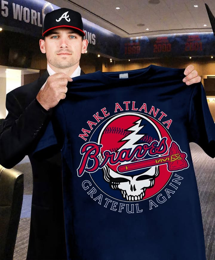 Make Atlanta Braves Grateful Again Shirt Grateful Dead Fan Merch Gifts For Baseball Lovers