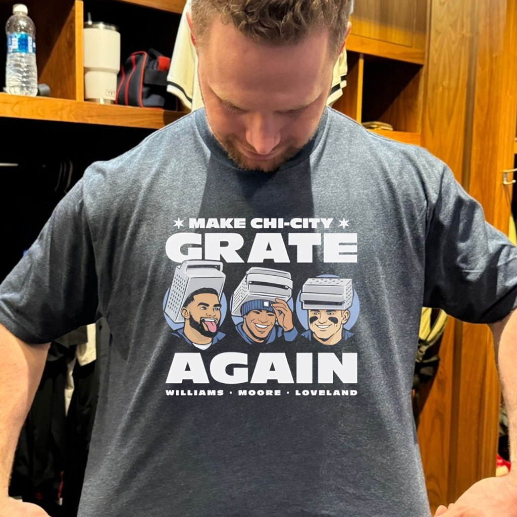 Make Chi City Cheese Grater Heads Williams Moore Loveland Chicago Football Shirt Fan Gifts