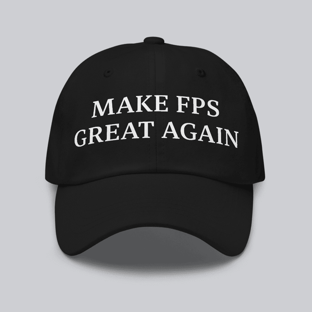 Make FPS Great Again Hat Funny Gamer Hat Gifts For Fans