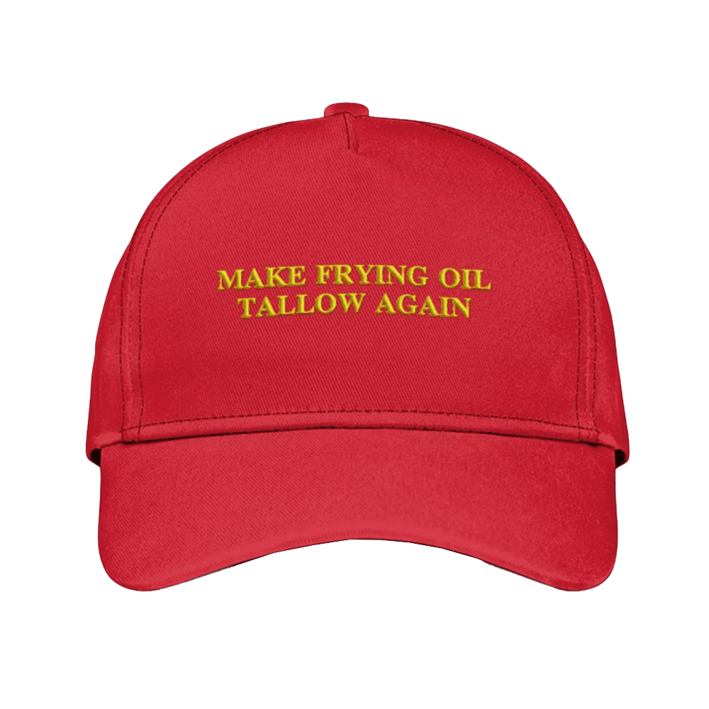 Make Frying Oil Tallow Again Hat Embroidered Funny Hat Gifts For Dad