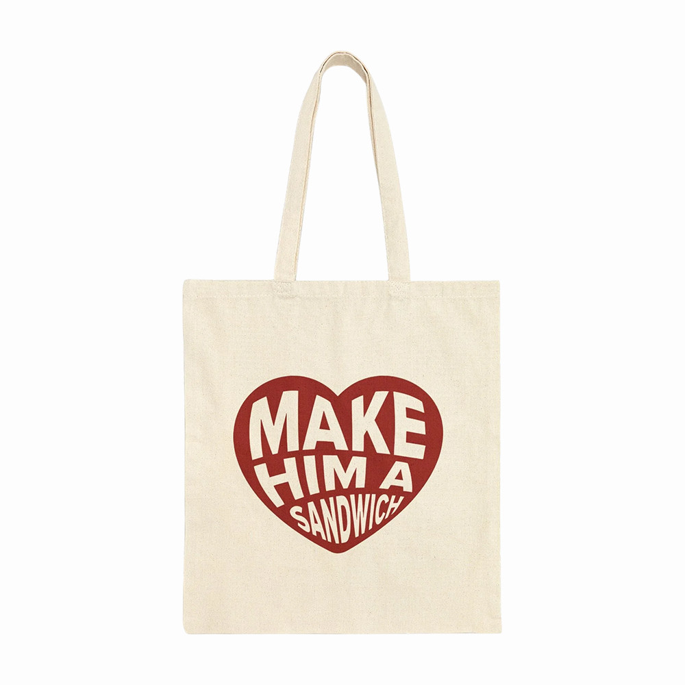 Make Him A Sandwich V Day Candace Owens Tote Bag Candace Owens Accessories Gift Idea For Sister
