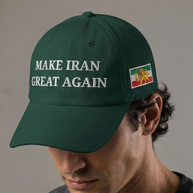 Make Iran Great Again Hat Iran Evolution 2026 Baseball Cap Anti War Present For Him