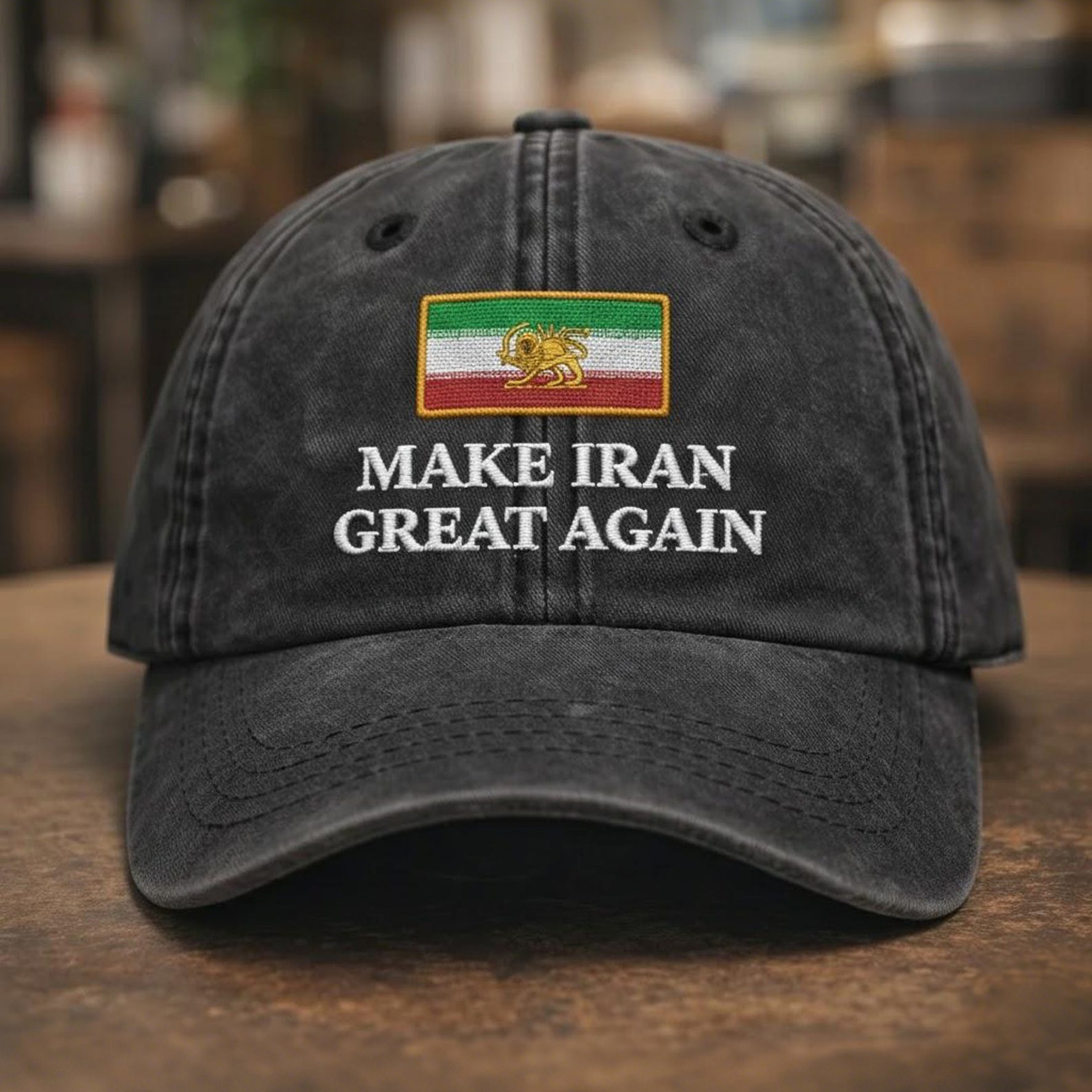 Make Iran Great Again Hat USA Iran War Baseball Cap Great Protest Merch Supporter Gift