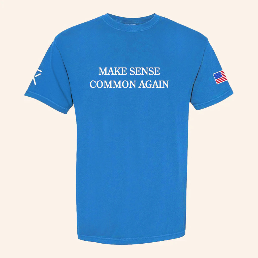 Make Sense Common Again Shirt Presents For Boyfriend