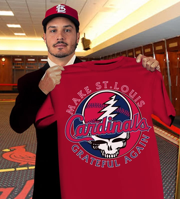 Make St. Louis Cardinals Grateful Again Shirt Grateful Dead Fan Merch Baseball Lover Gifts
