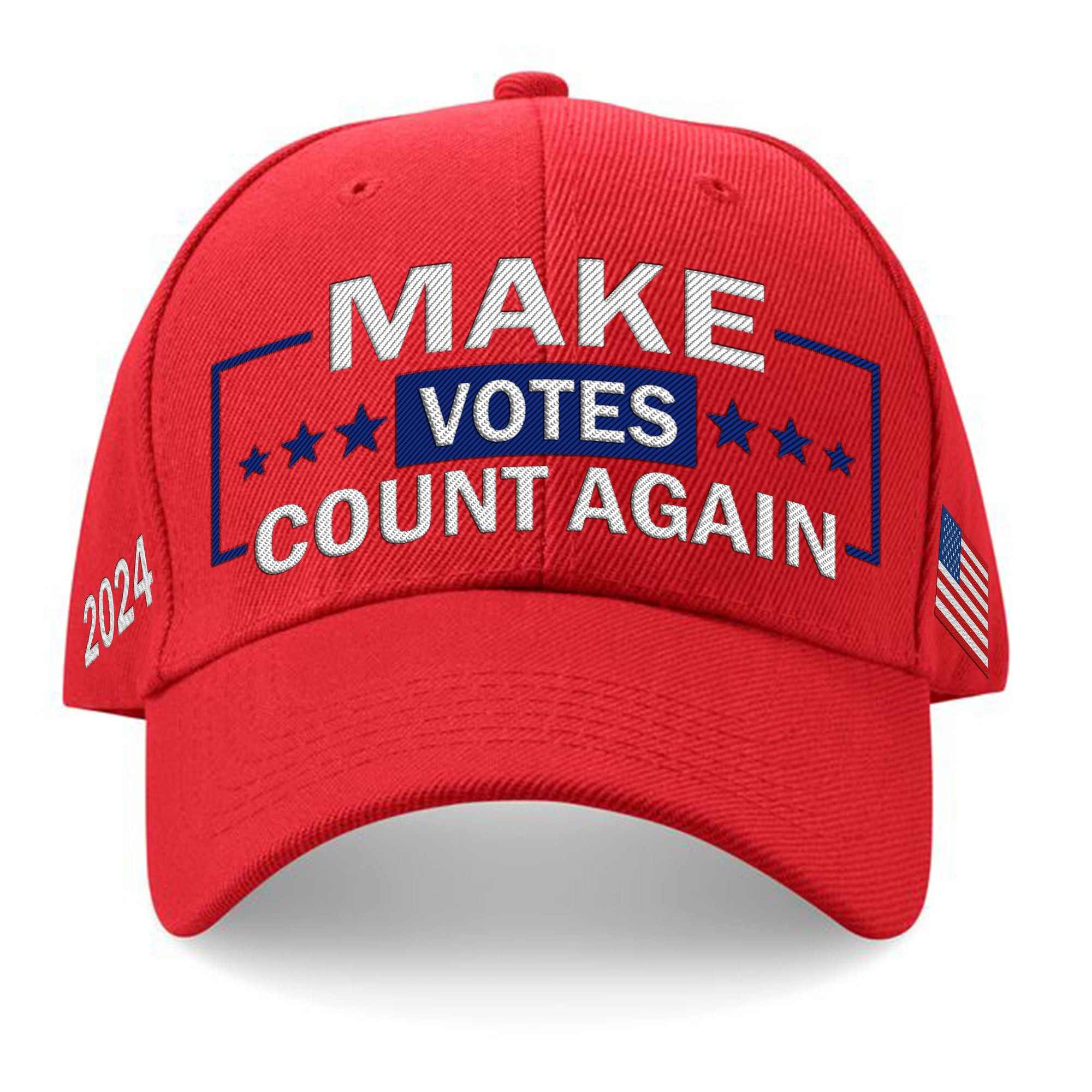 Make Votes Count Again Baseball Hat US Flag Mens Merch Patriotic Gifts For Dad