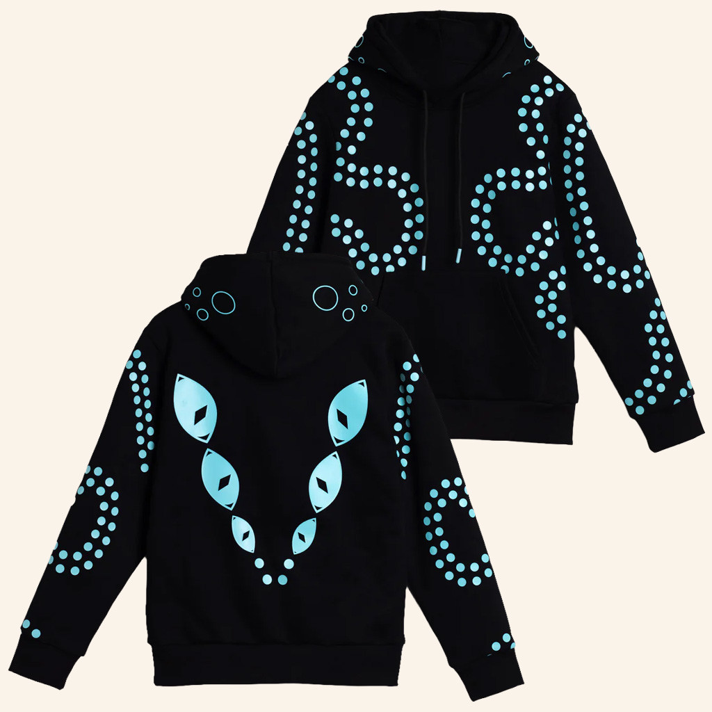 Makeship Merch Leviathan Street Wear Hoodie Subnautica Inspired Hoodie Gifts For Him Makeship Merch Leviathan Street Wear Hoodie Subnautica Inspired Hoodie Gifts For Him