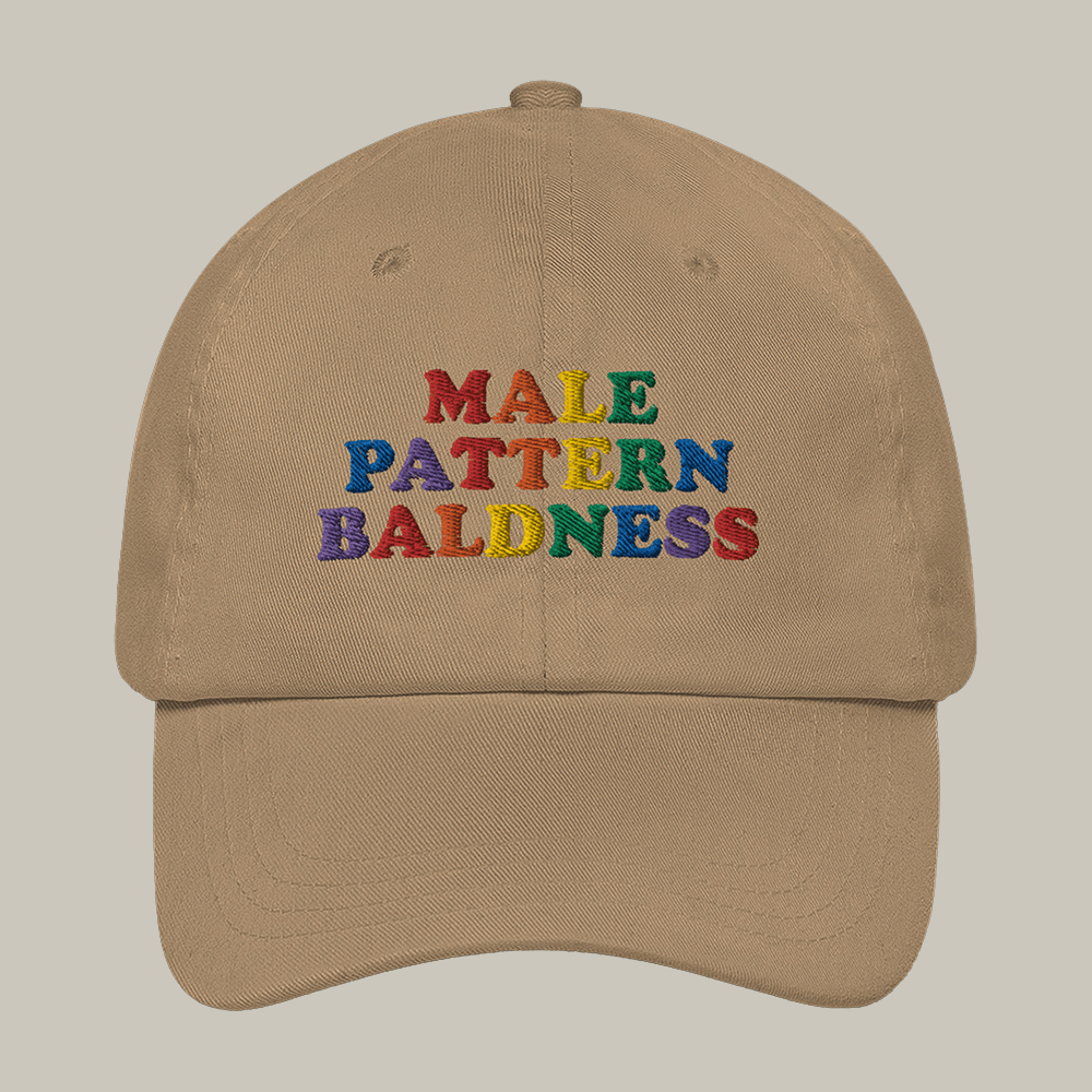 Male Pattern Baldness Hat Funny Joke Baseball Cap Bald Man Gift Ideas