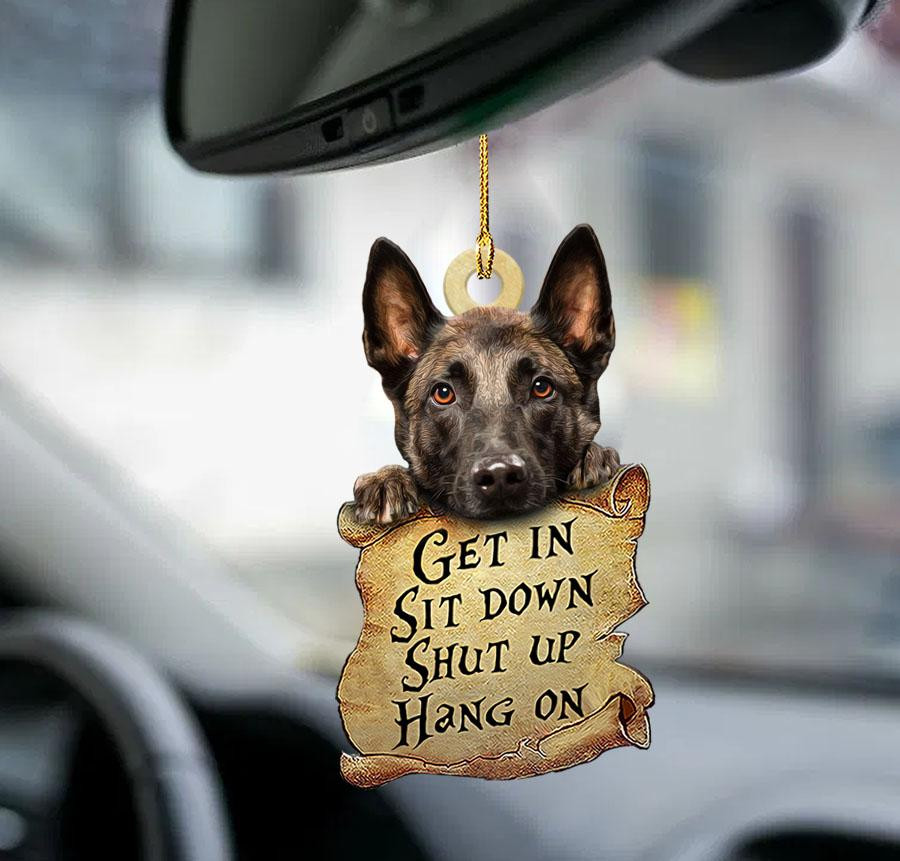 Malinois get in two sided ornament cool ornaments for car