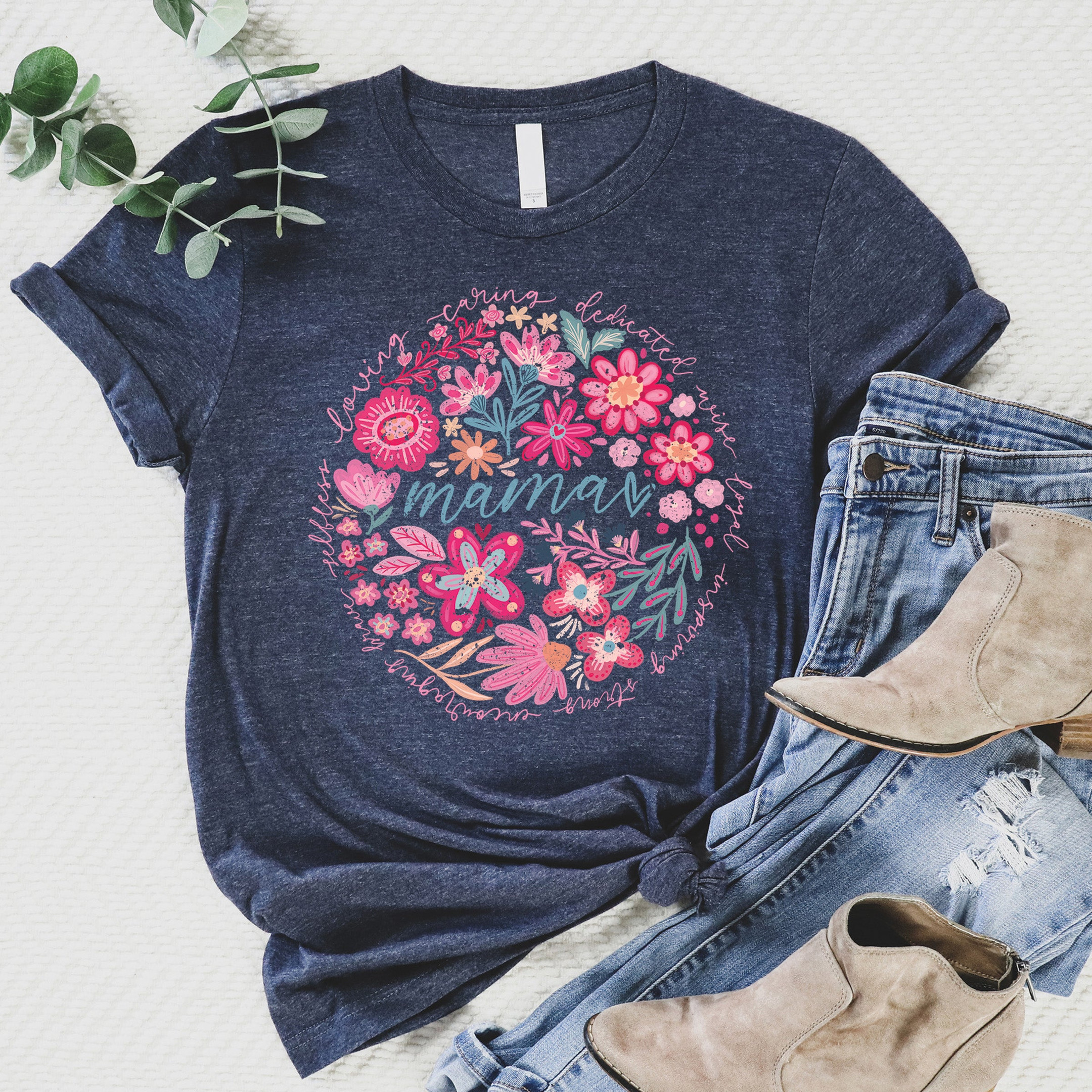 Mama Christian Mom Shirt Faith Clothing Mothers Day Religious Gifts Best Gift Women