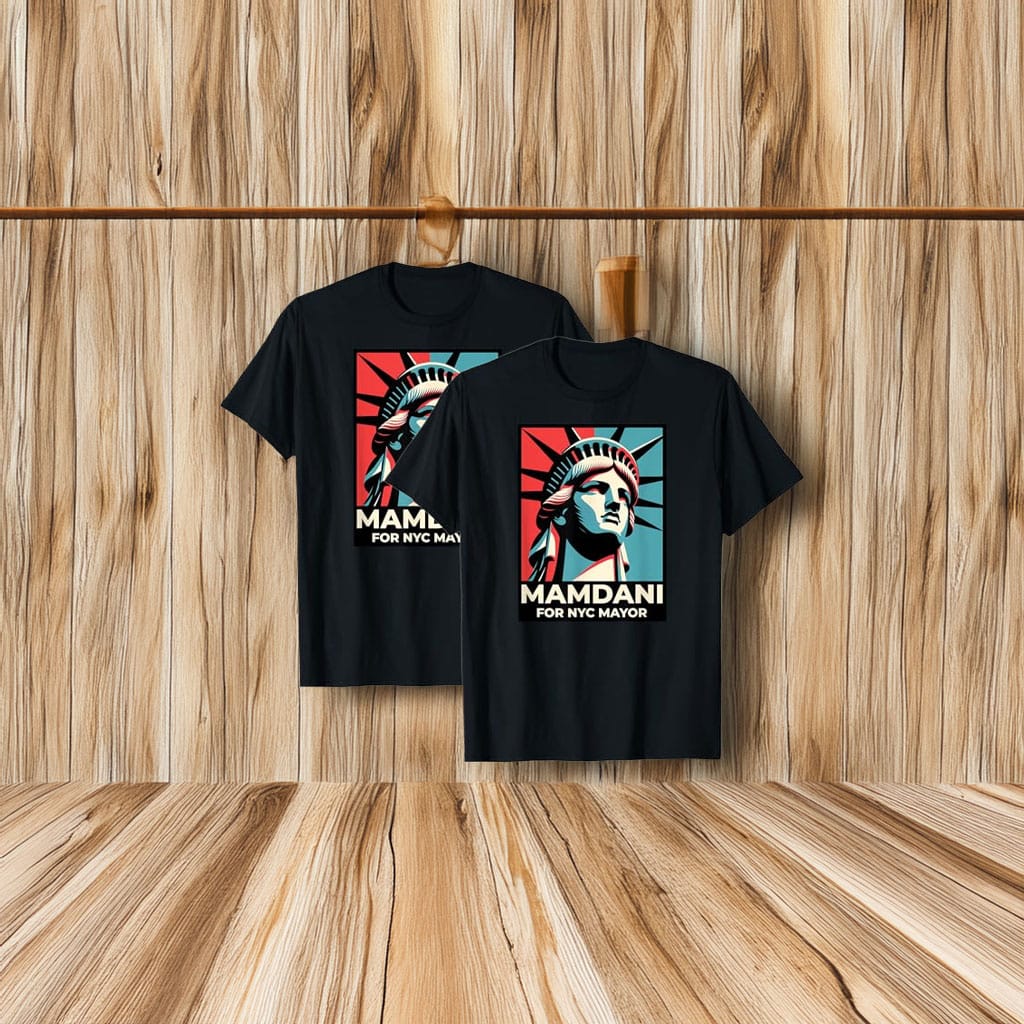 Mamdani For NYC Mayor T-Shirt Statue Of Liberty Progressive Campaign Tee Patriotic Gifts