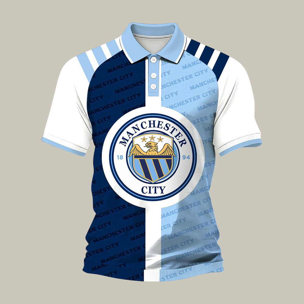 Manchester City FIFA World Cup 2026 Polo Shirt Soccer Clothes Good Gift For Dad