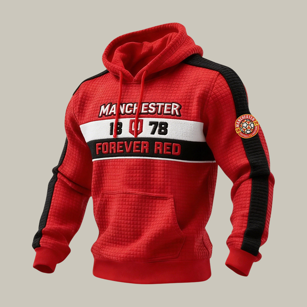 Manchester Forever Red 2026 FIFA World Cup Hoodie Football Apparel Fan Gift For Dad