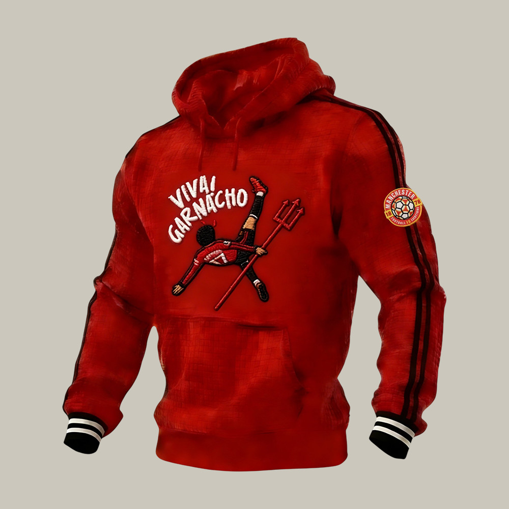 Manchester Garnacho Bicycle Kick Hoodie FIFA World Cup 2026 Apparel Good Gift For Huge Fans