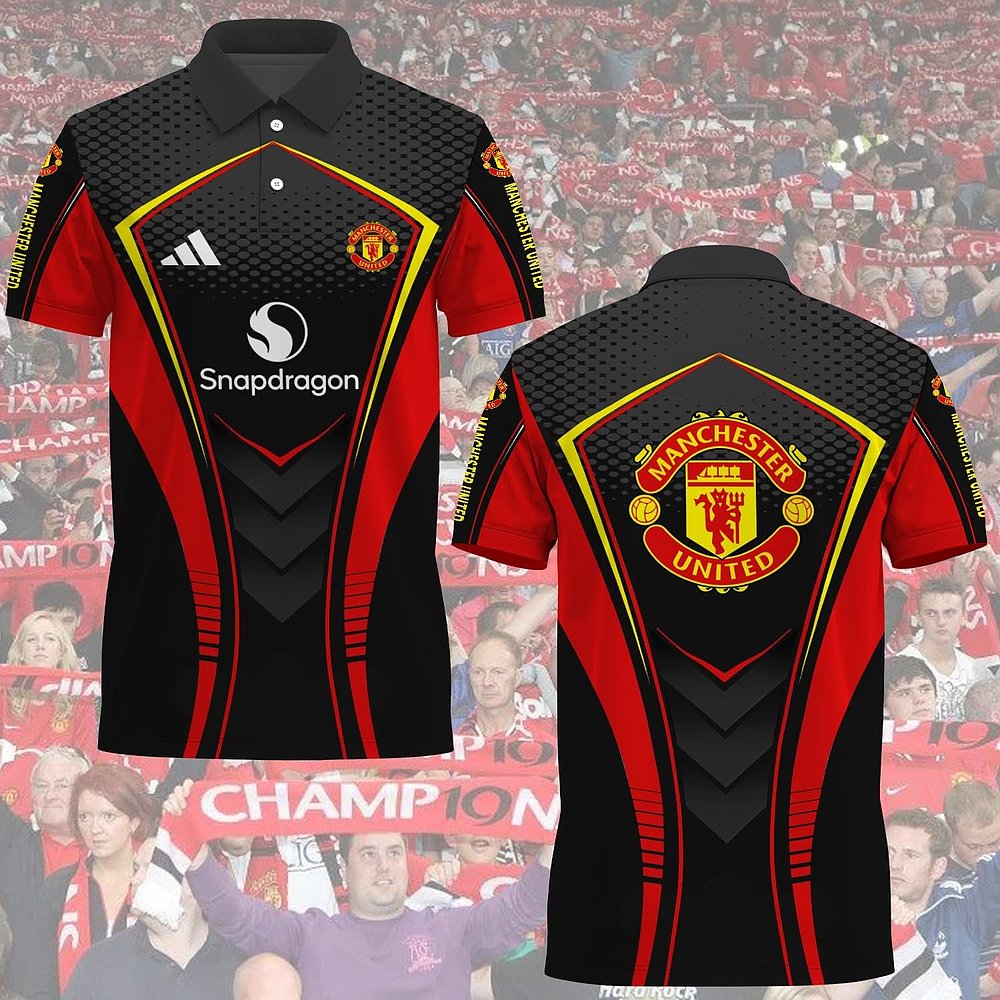Manchester United Football Team Polo Shirt Best Gift For Soccer Fans Supporters