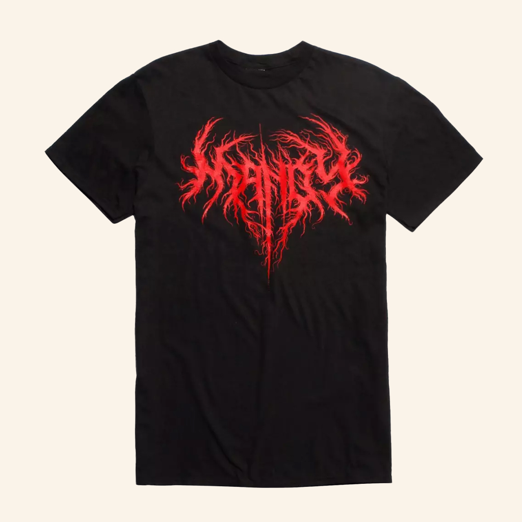 Mandy Metal Logo Black T-Shirt Mandy Merch Gifts Ideas For Brothers