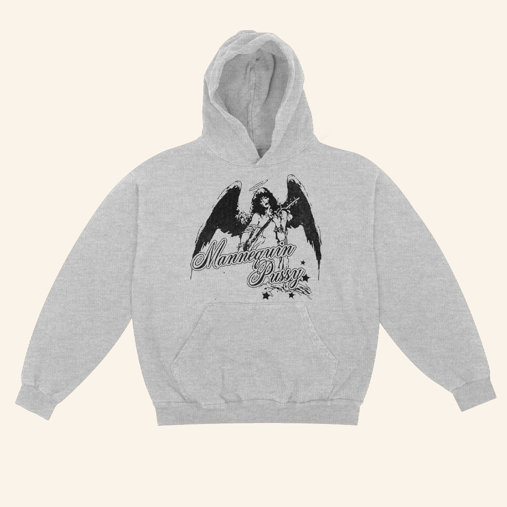 Mannequin Pussy Merch Rocker Angel Hoodie Christmas Presents For Girlfriend Mannequin Pussy Merch Rocker Angel Hoodie Christmas Presents For Girlfriend