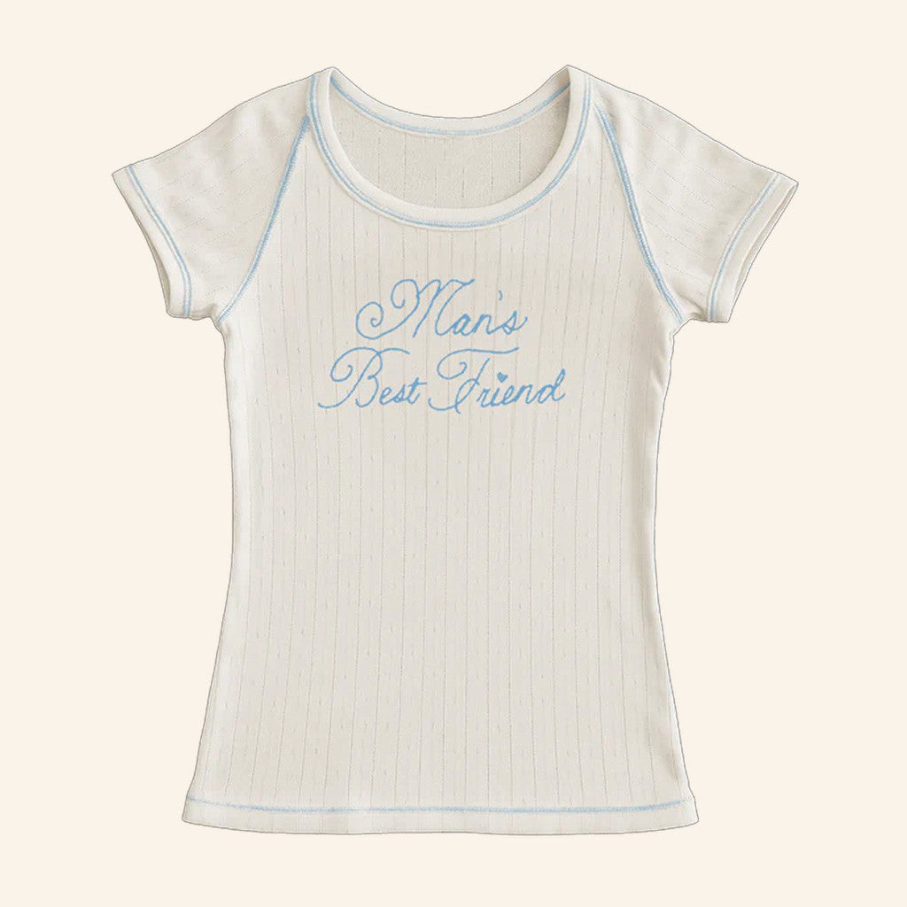 Man's Best Friend Baby Tee Gift Ideas For Friends