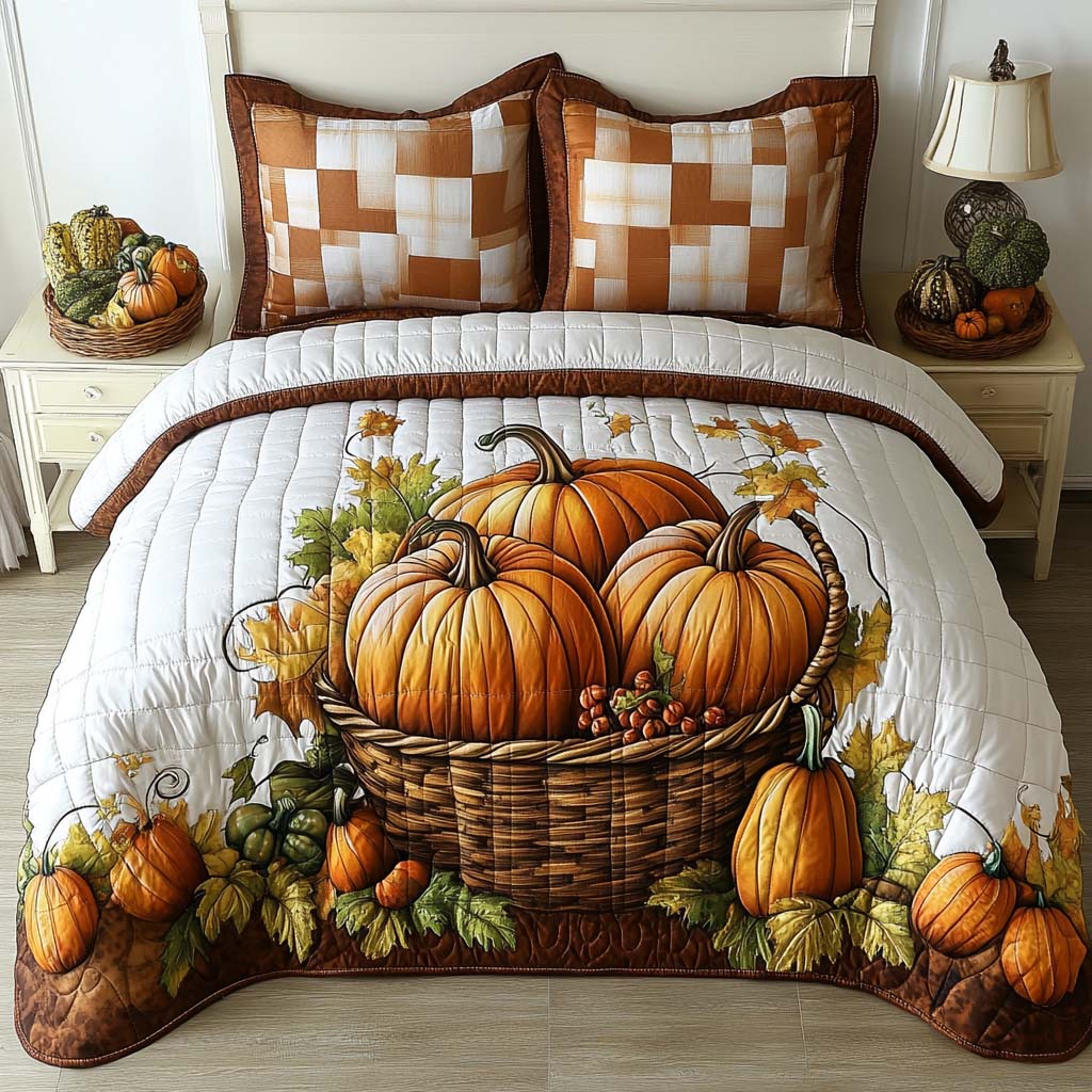 Maple Grove Rest Quilted Bedding Set Cozy Bedroom Decor Good Fall Gifts