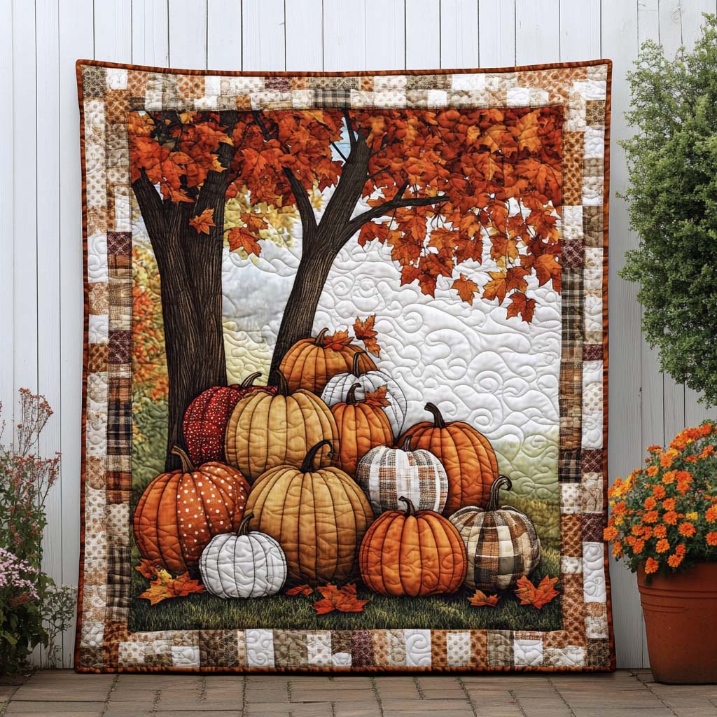 Maple Leaf Kisses Quilted Blanket Cute Fall Blankets Family Ideas For Christmas Gifts