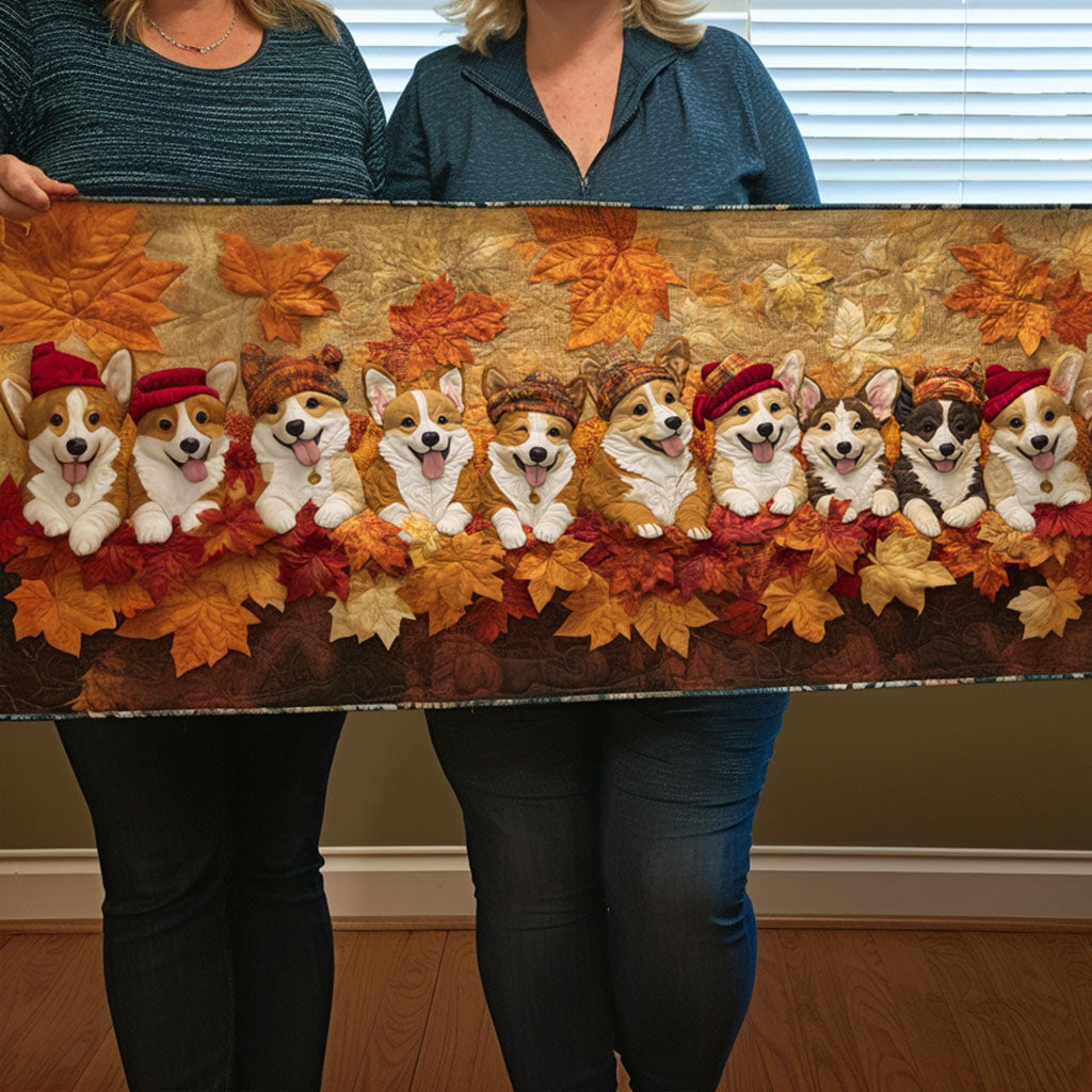 Maple Pals Quilted Table Runner Autumn Table Runner Best Gifts For Dad