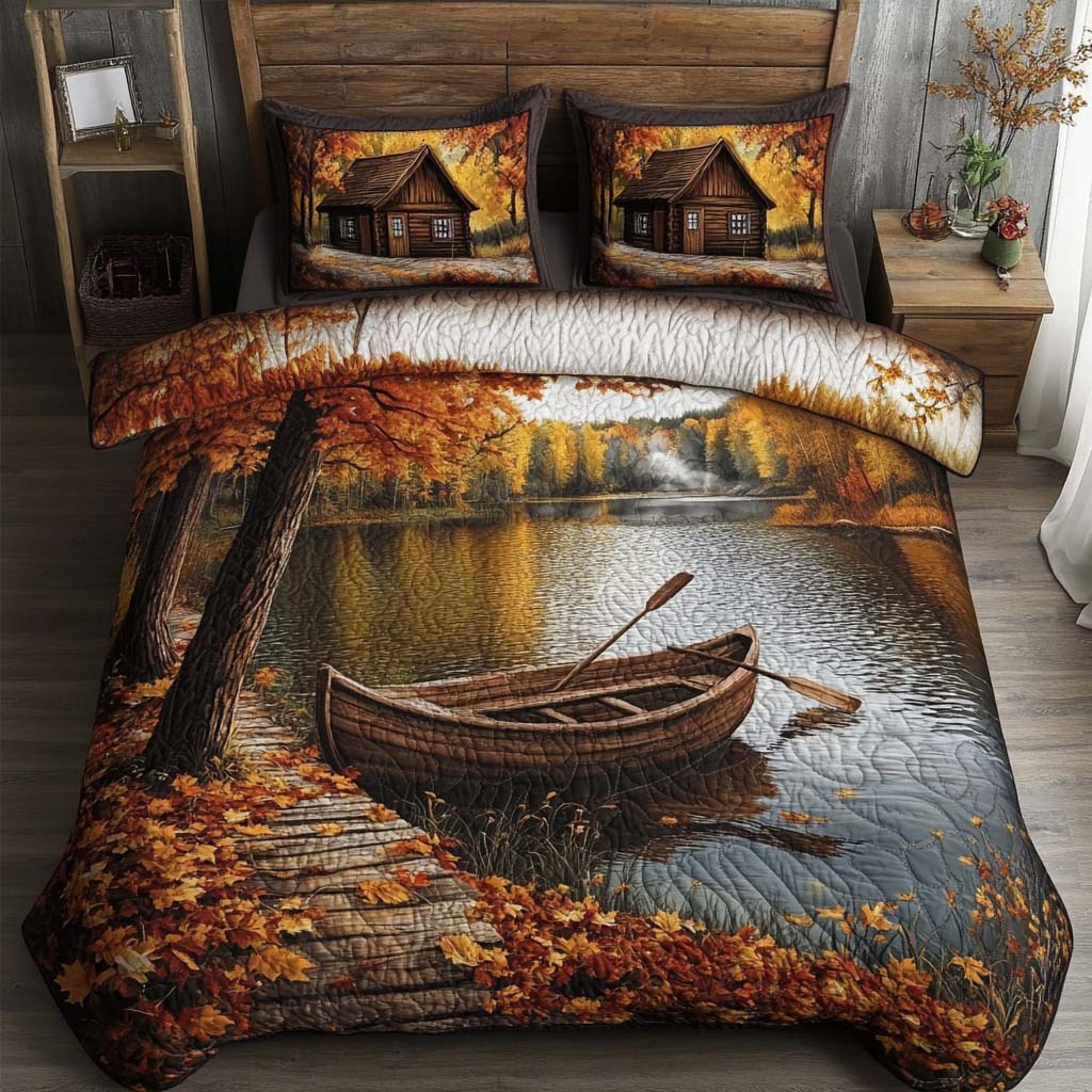 Maple Retreat Quilted Bedding Set Bedroom Decor Ideas Fun Fall Gift Ideas