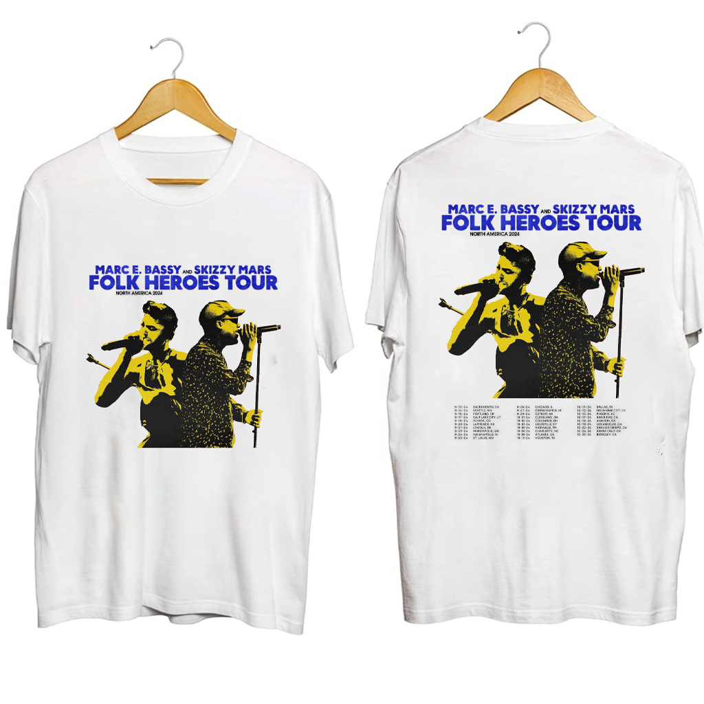 Marc E Bassy And Skizzy Mars Tour Shirt Fan Merch Music Lover Gift Ideas For Him