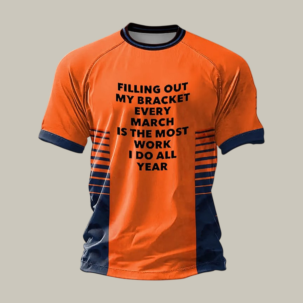 March Basketball T-Shirt Game Day Basketball Shirt Present For Father's Day