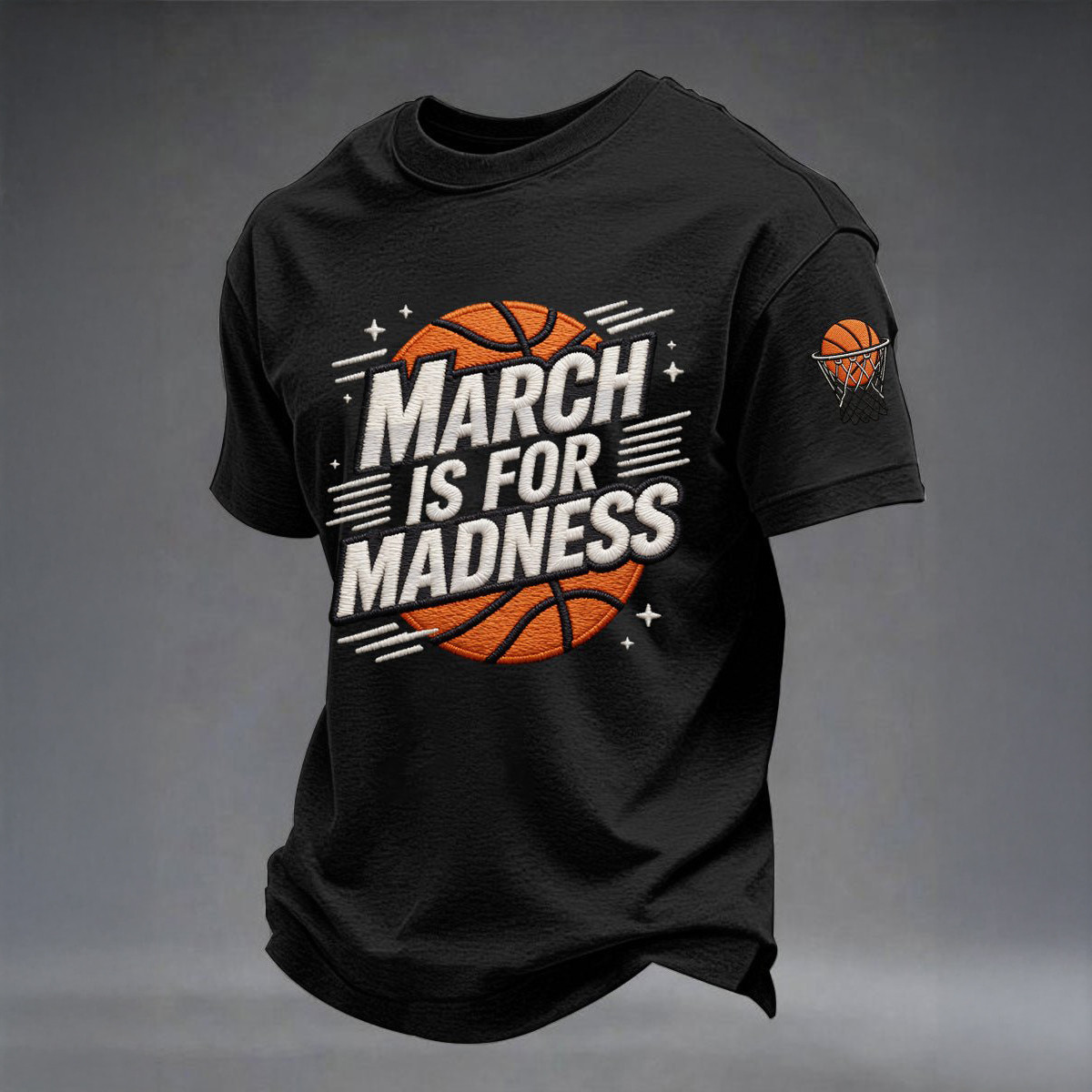 March Is For Madness T-Shirt Game Day Basketball Shirt Gift Idea For Boyfriend.