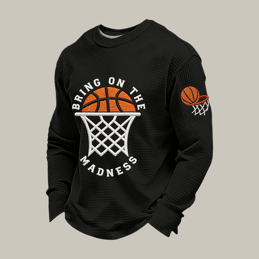 March Madness Basketball Long Sleeve Shirt Bring On The Madness Apparel Basketball Lover Gift