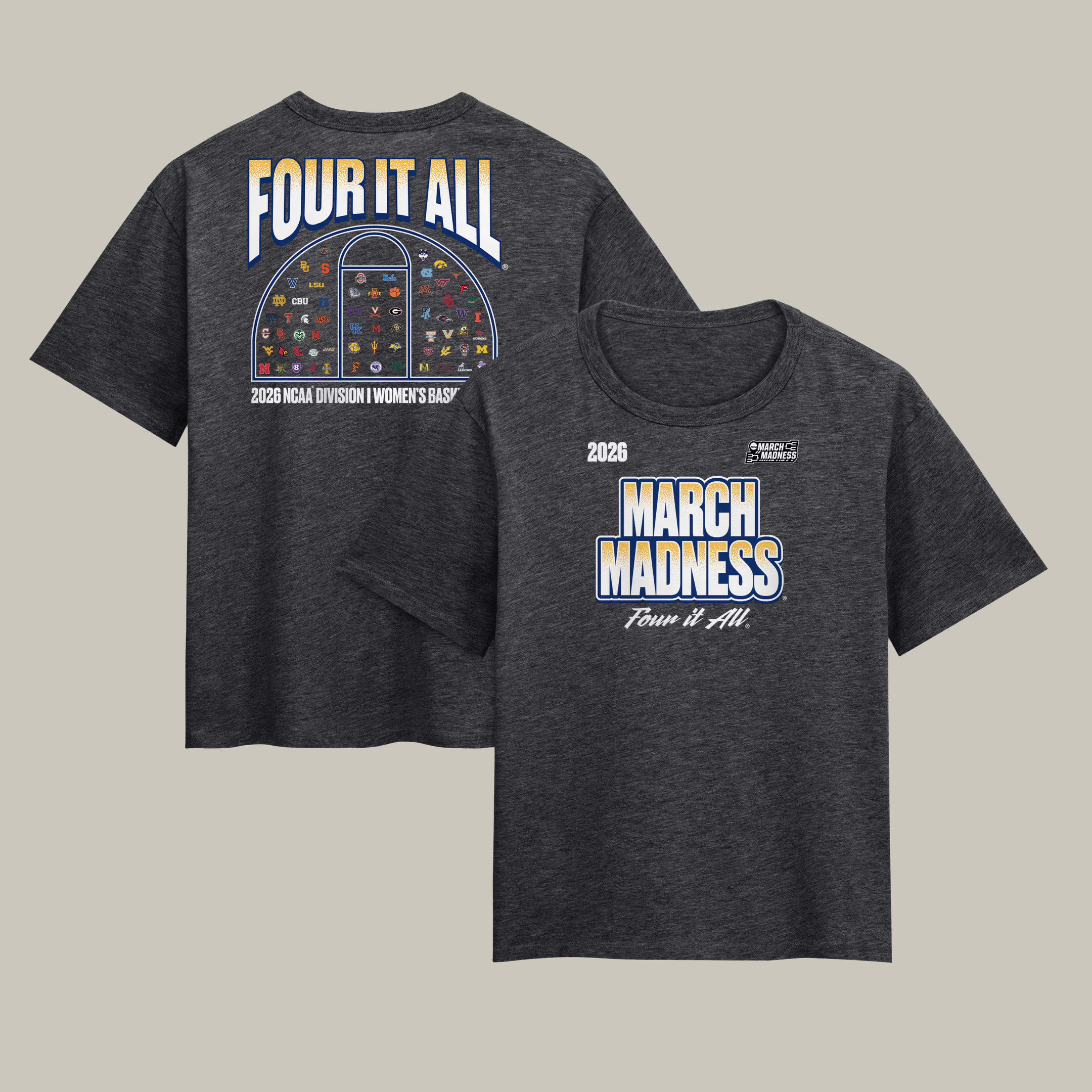 March Madness Four It All T-Shirt March Madness Basketball Shirt Gift Idea For Basketball Lover