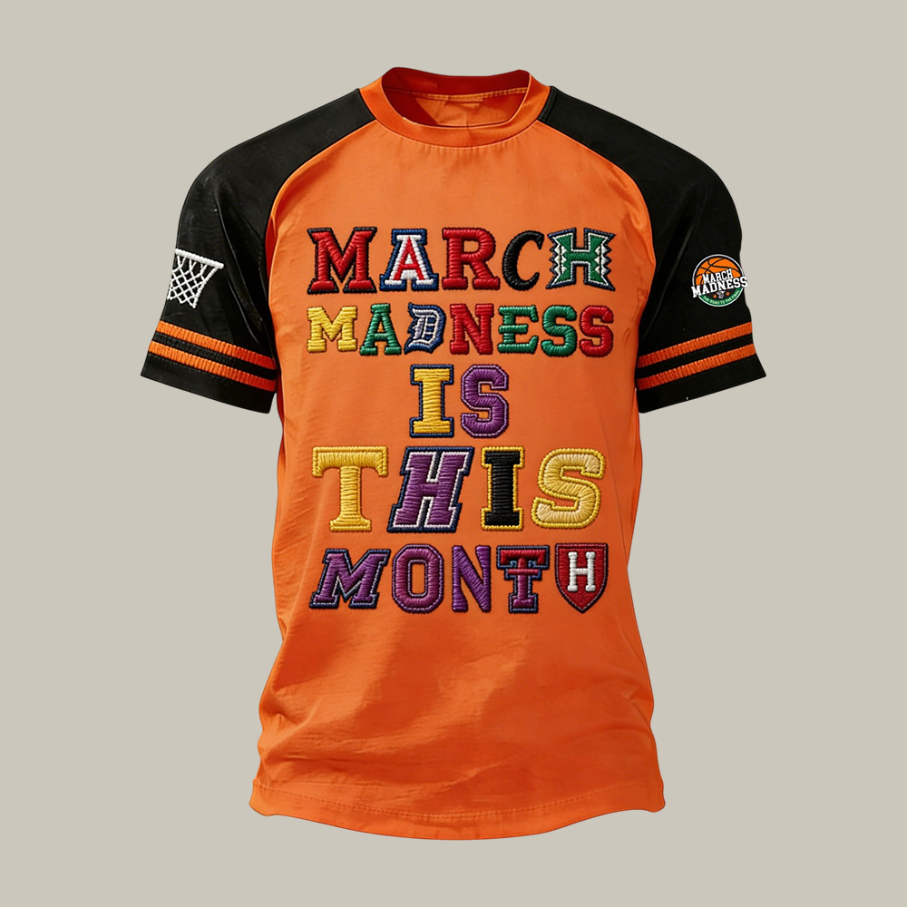 March Madness Is This Month Basketball T-Shirt Basketball Fan Merch Gift For Husband