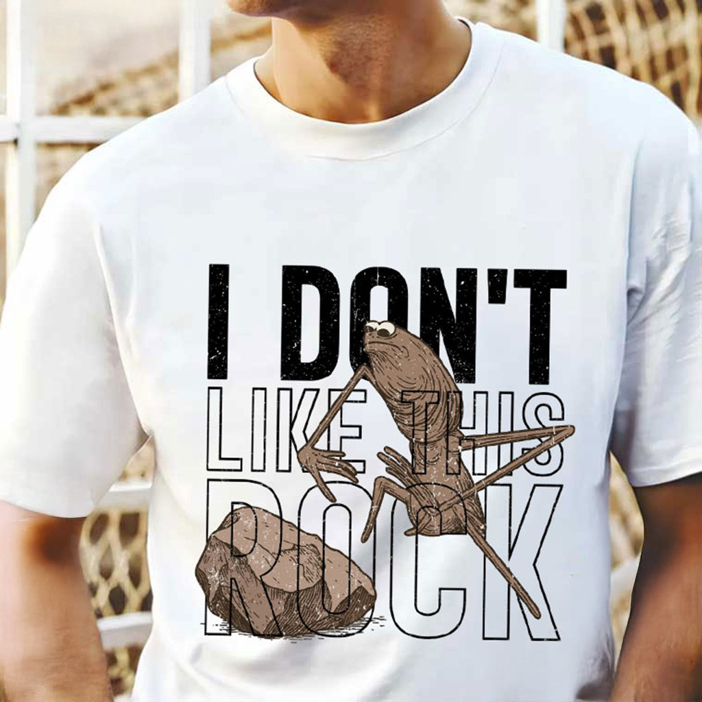 Marcus The Worm I Dont Like This Rock Brain Rot Meme Tshirt