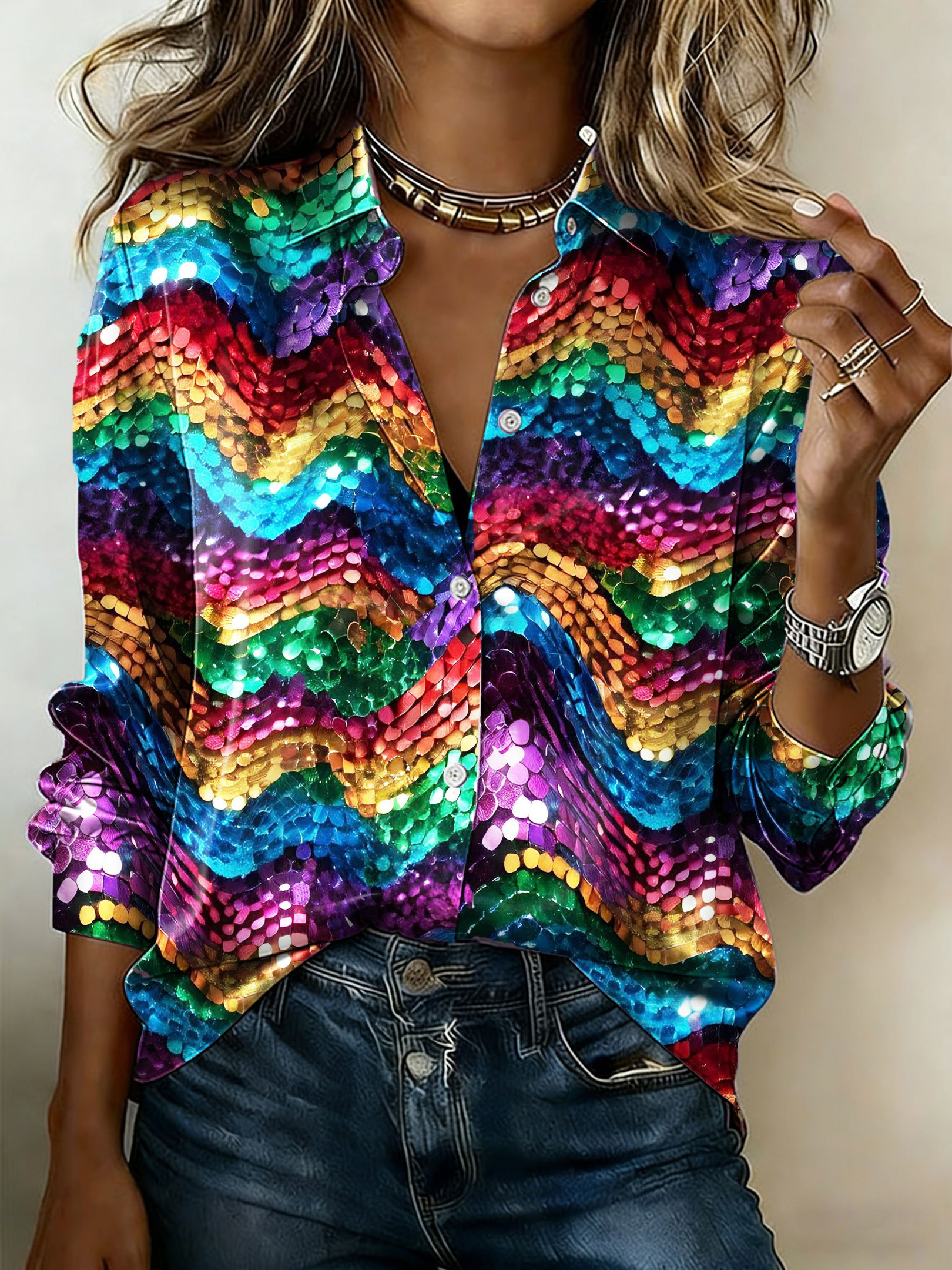 Mardi Gras Button Down Shirt Long Sleeve Fat Tuesday Shirt Fleur De Lis Mask Mardi Clothing