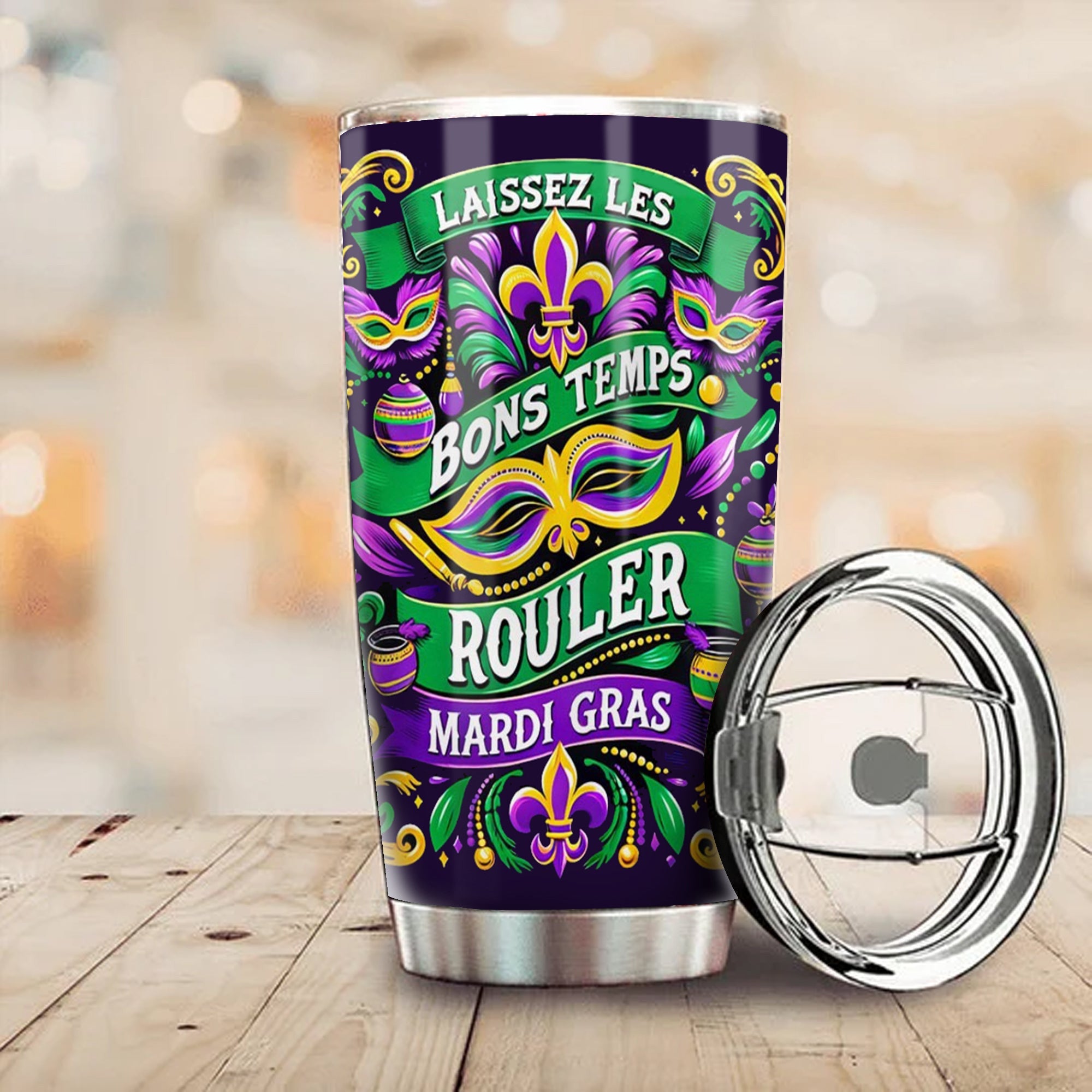 Mardi Gras Laissez Les Bons Temps Rouler Tumbler Mardi Gras Themed Gifts Mardi Gras Laissez Les Bons Temps Rouler Tumbler Mardi Gras Themed Gifts