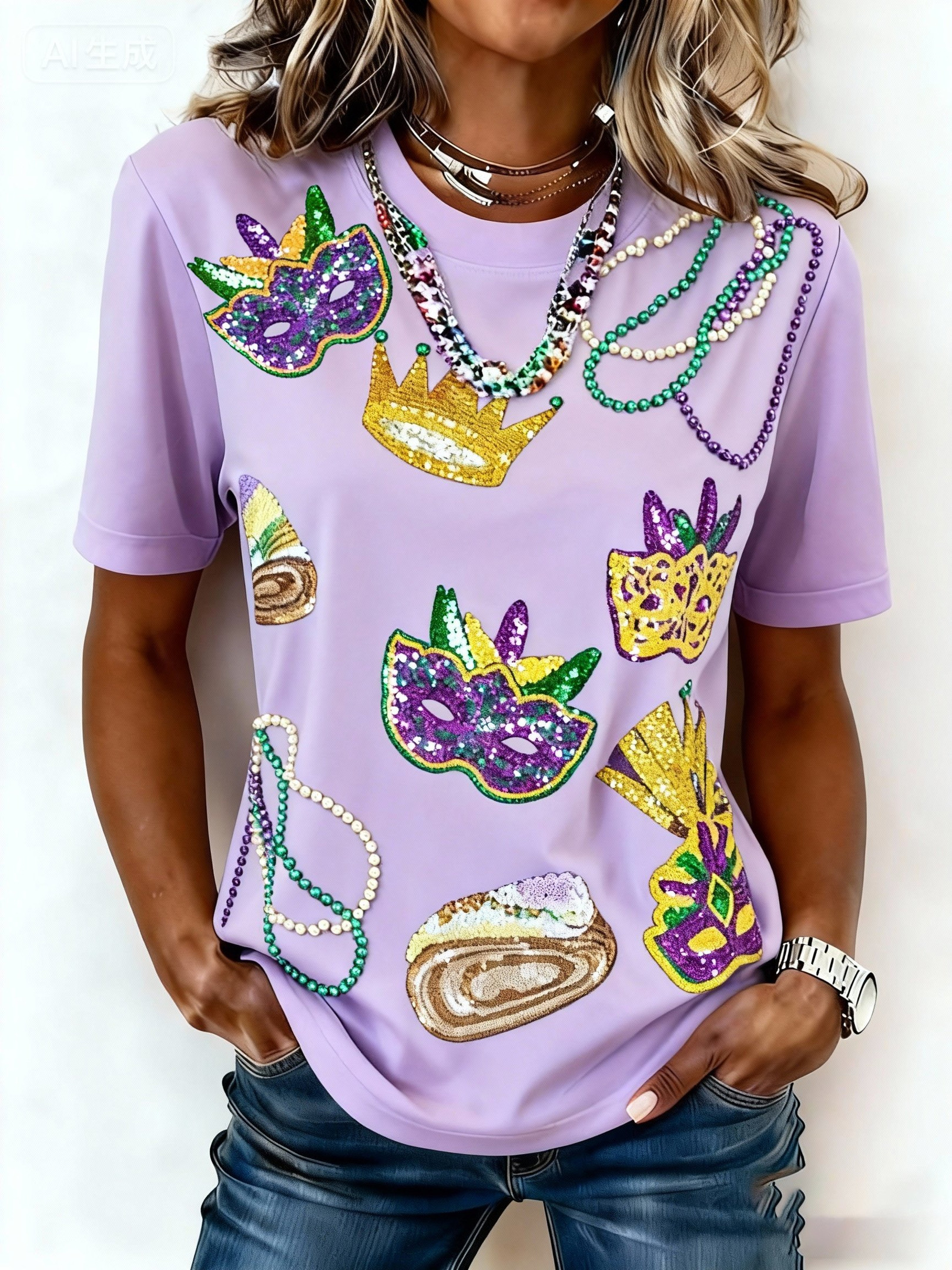 Mardi Gras Shirt Fat Tuesday T-Shirt Holiday Apparel Gifts For Friends